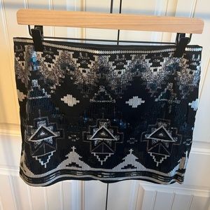 Sequin Mini Skirt